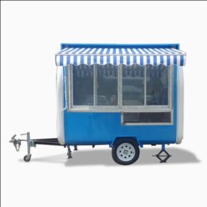 2 Wheel Mobile Food Truck Trailer for Coffee and Other Snack Cart