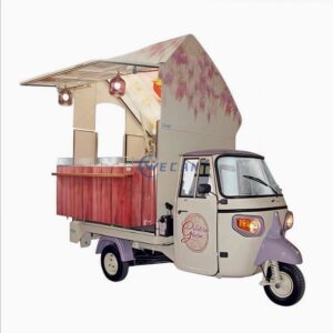 Mobile Electric Liftable Piaggio Ape cart