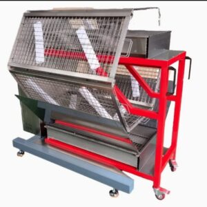 Charcoal or Gas Grill Automatic Rotating Chicken Roasting Oven